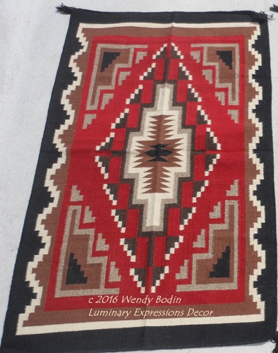 Red_Brown_TGH_Dazzler_Pak1616_hand_woven_wool_Rug_Closeup