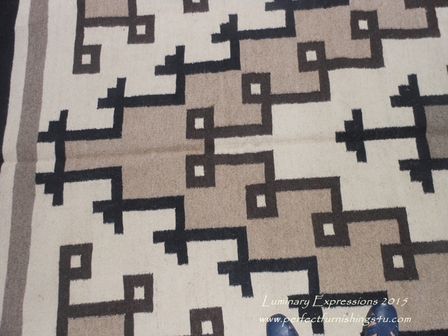 Soft_Brown_ hand_woven_TGH_Rug_Closeup