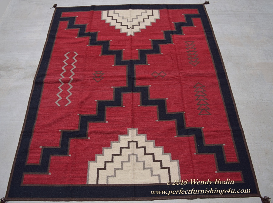 Unique High Quality Hand Woven Wool Navajo Design Area Rugs And Runners