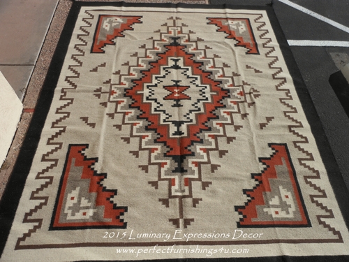 Two_Grey_Hill_style_rug_with_rust_Corners_Closeup