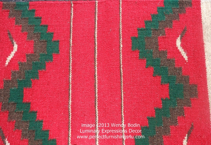 Chief Blanket style Pak 2170 hand_woven_wool_Rug_Closeup